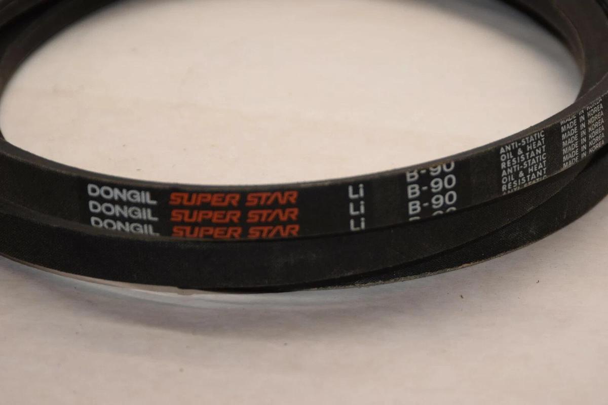 (NEW) DONGIL B-90 B90 Super Star Li Anti-Static Oil & Heat V-Belt