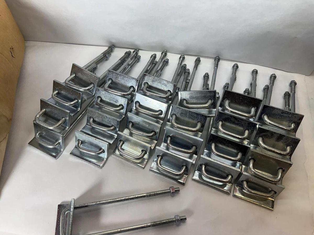 Florida Strut to Beam Clamp w Square U-Bolt BC680000EG 8-1/4" EG  (NEW - Qty 25)