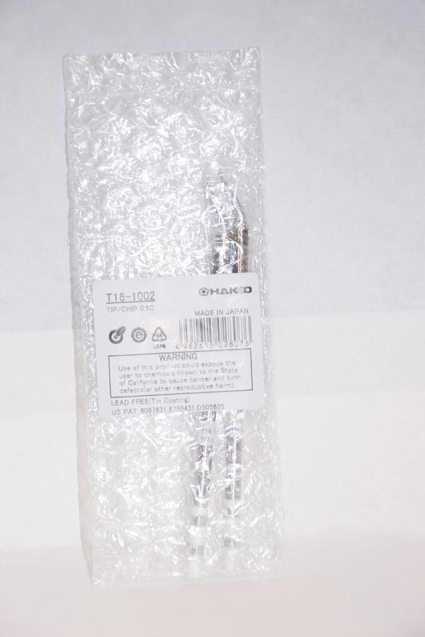 (NEW) HAKKO T16-1002 0.5mm wid Chip Desoldering Tweezer