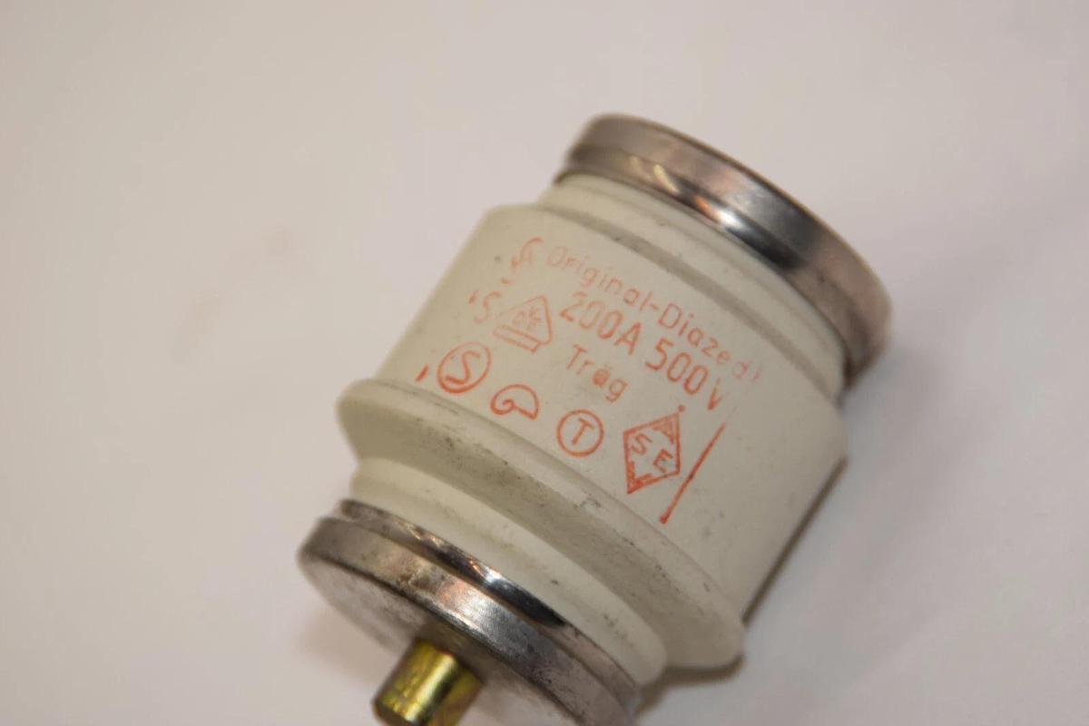 Siemens Original Diazed 200A 500V 200 Amp Trag Fuse 200 A (NOS)