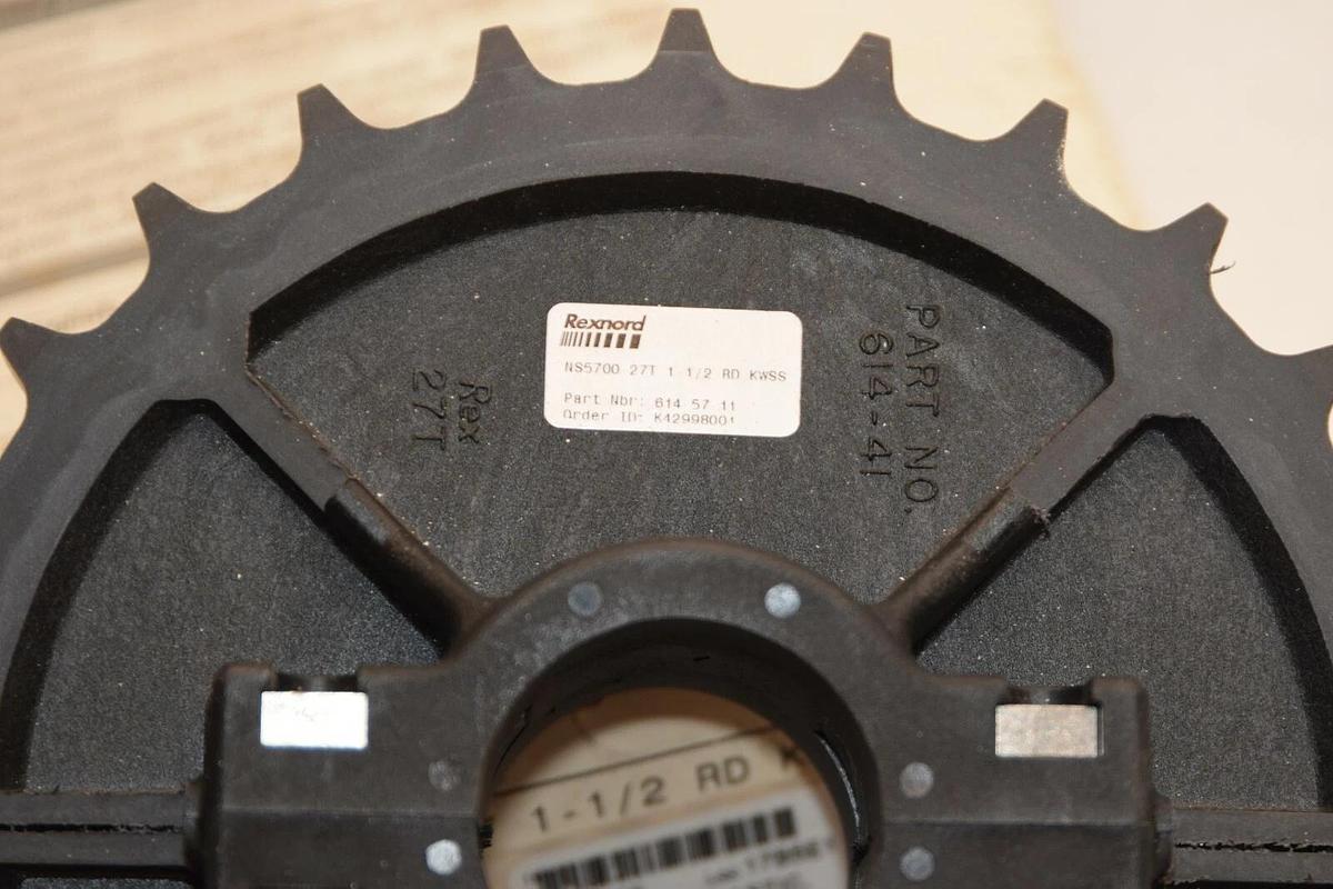 (NEW) REXNORD NS5700-27T 614-57-11 1-1/2 KWSS 27Teeth Conveyor Sprocket