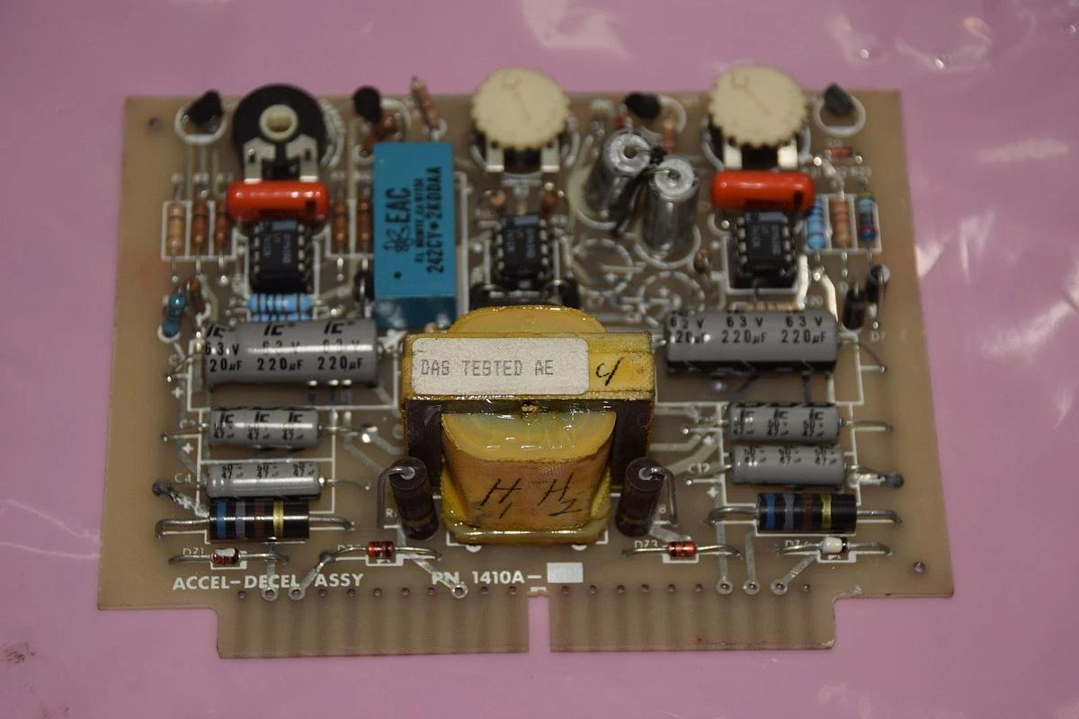 Used SABINA ELECTRIC  Accel Decel drive card ASSY 1410A  ACCEL/DECEL BD 1410 A