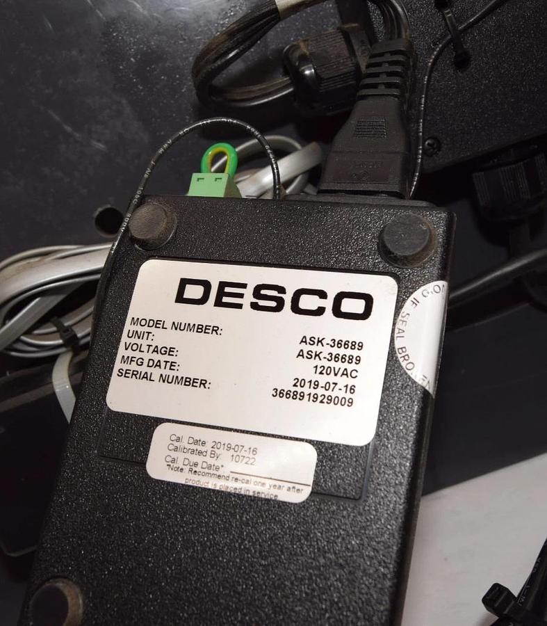 Used DESCO EMIT ESD MFD Tester Continuous Monitor Monitoring System ASK-36689