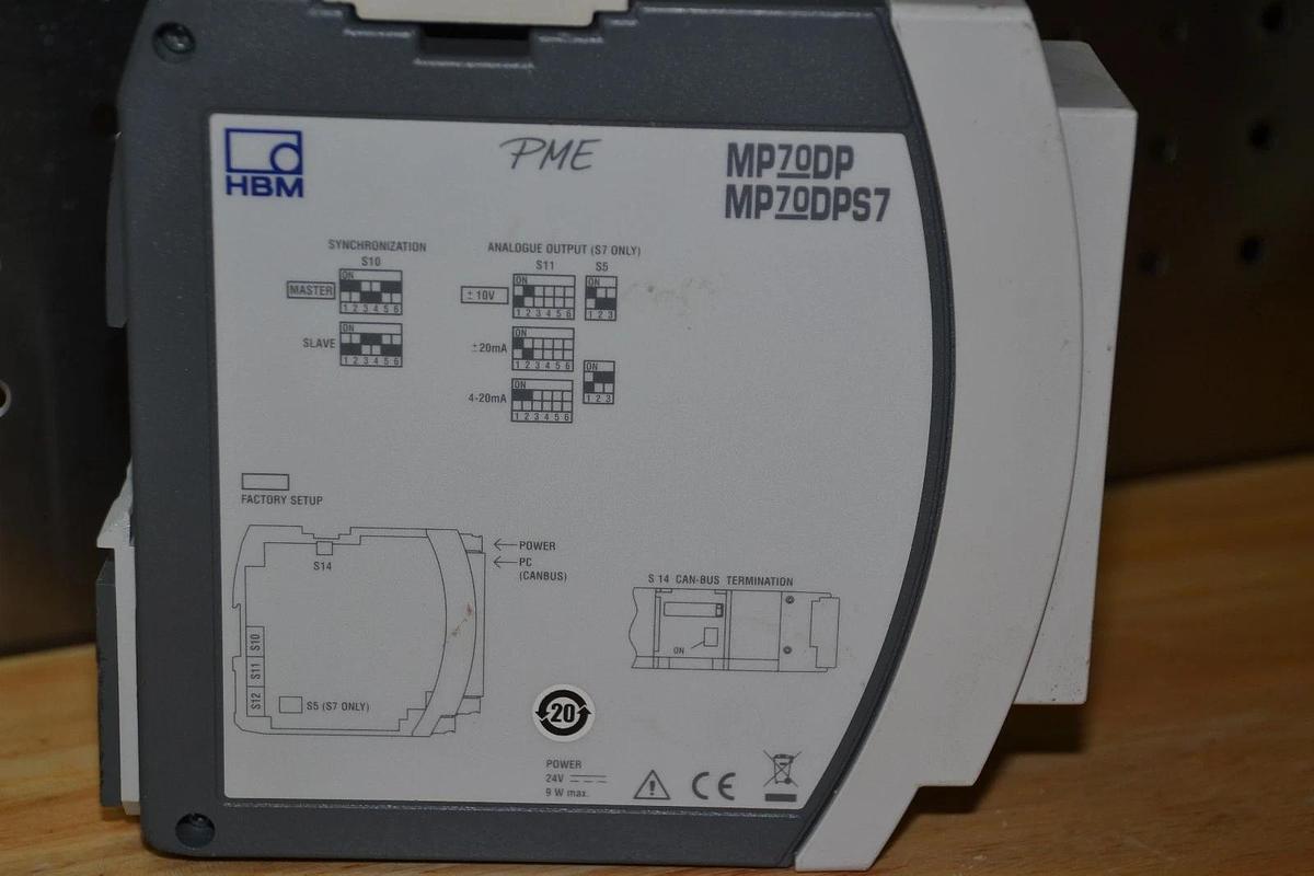 Used HBM MP70DP MP70DPS7 24V 9W MODULE
