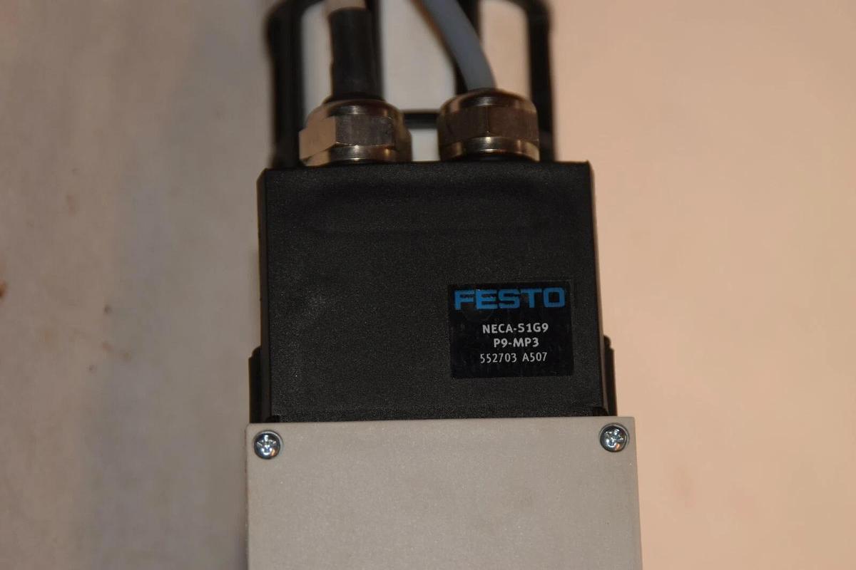Used FESTO MS6-SV-AGC-E-10V24-SO-AD1-MP3-WPB W/ NECA-S1G9 Soft Start Exhaust Valve