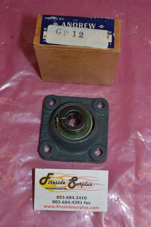 ANDREW BALL BEARING FLANGE GP12 GP 12 GP-12 NEW