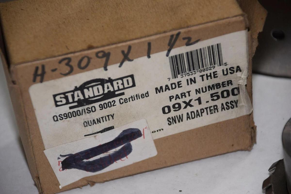 STANDARD 09X1.500 SNW 1.5" ADAPTER SLEEVE NEW