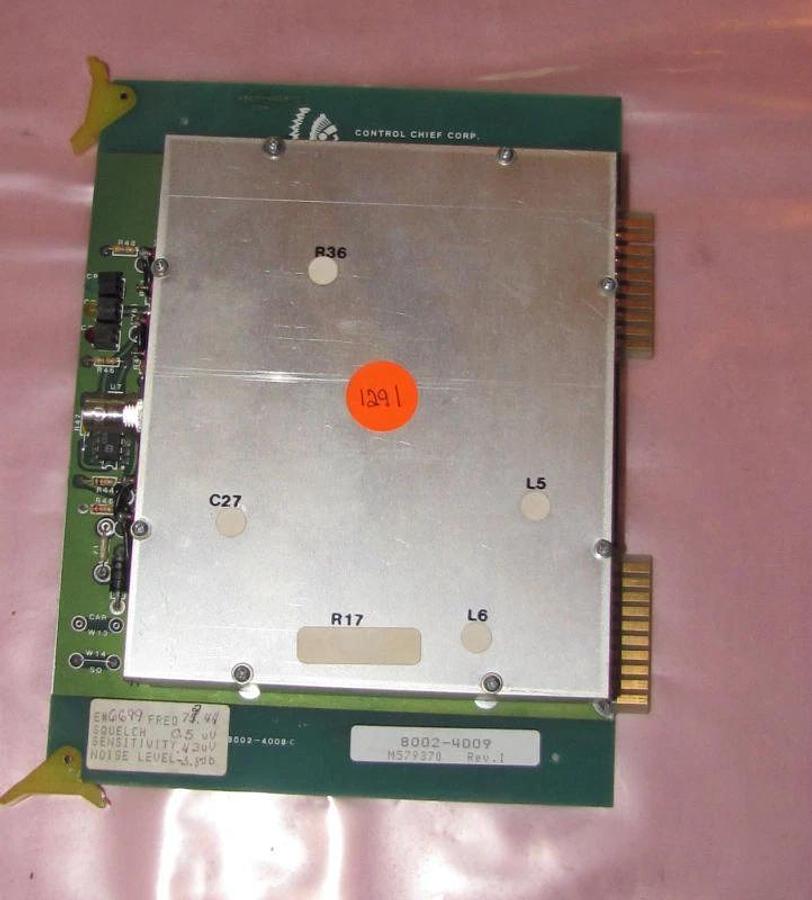 Used CONTROL CHIEF CORP BOARD CARD 8002-4009 80024009 REV I