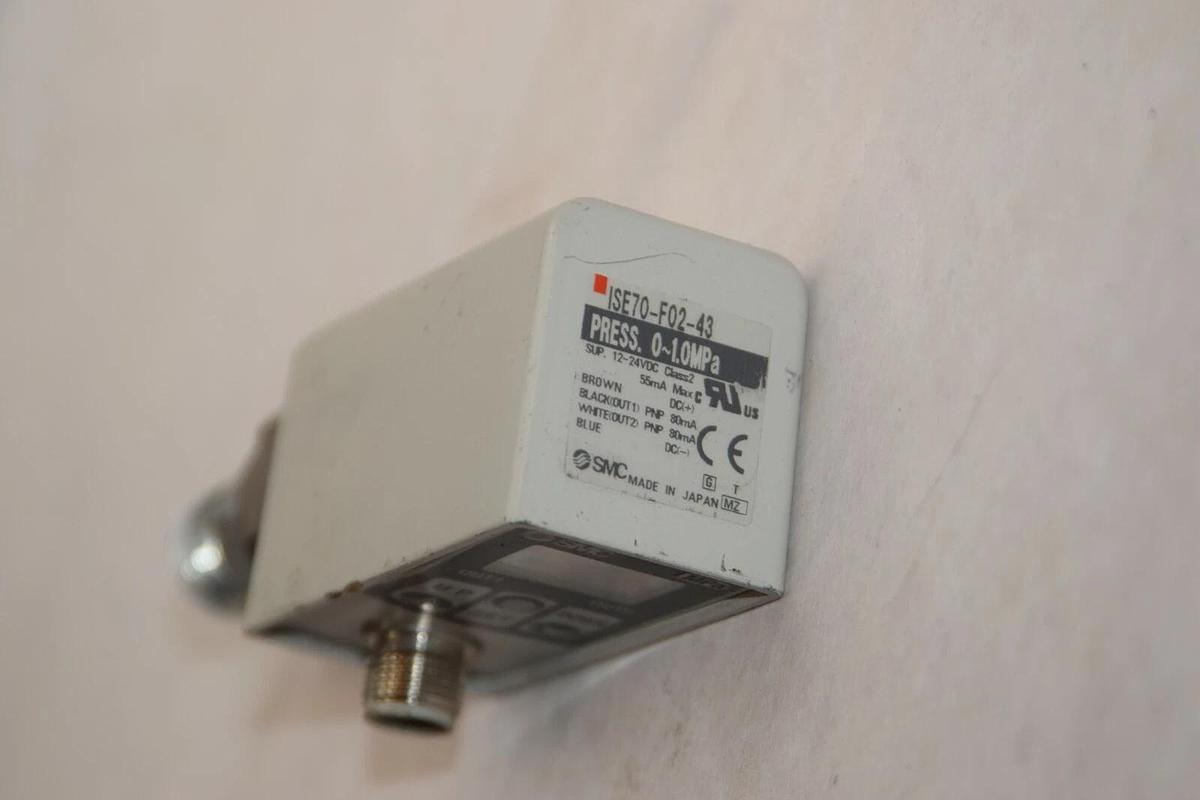 Used SMC ISE70-F02-43 ISE70F0243 0-1.0MPa 12-24Vdc Pressure Switch