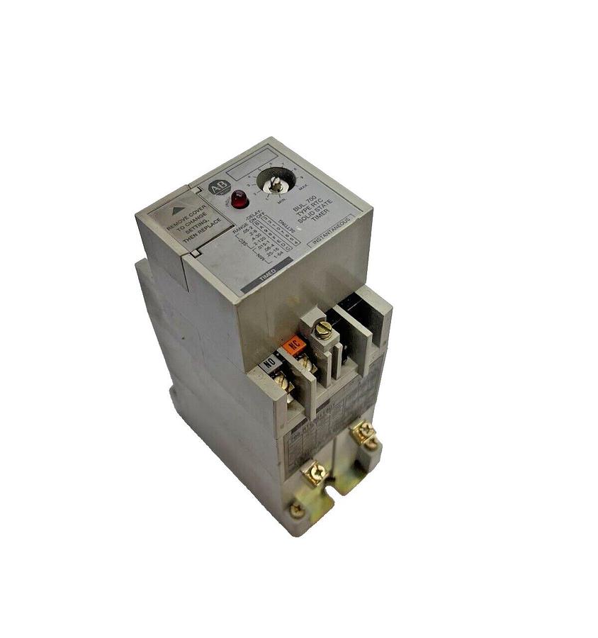 Used Allen Bradley 700 RTC Solid State Timer 700-RTC00110U1 Ser. A 110/120vac 120vdc