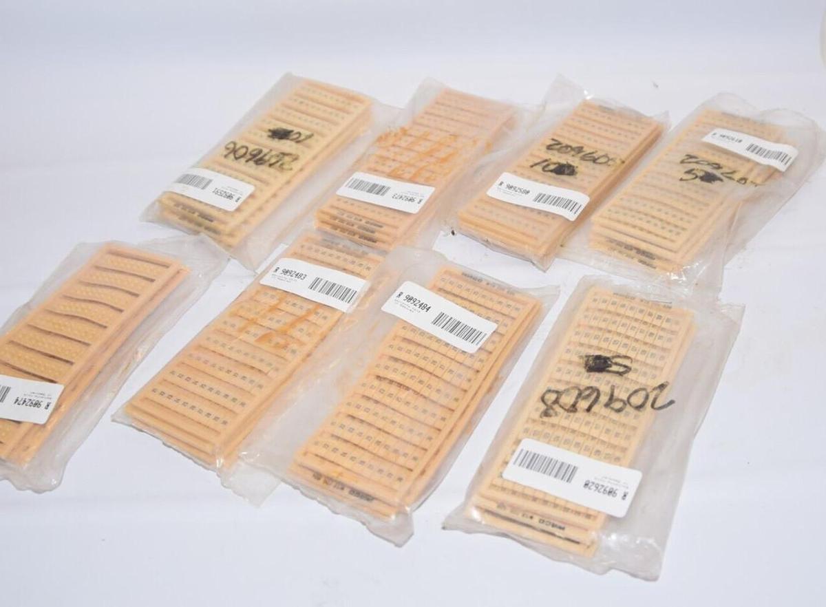 Used (Lot of 40) WAGO 209-503 Terminal Block Marker