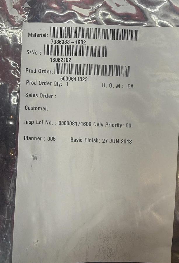 Used Honeywell Aerospace 985.99.12.151 7036333-1902  DUAL CUSTOM IO FOR PILATUS