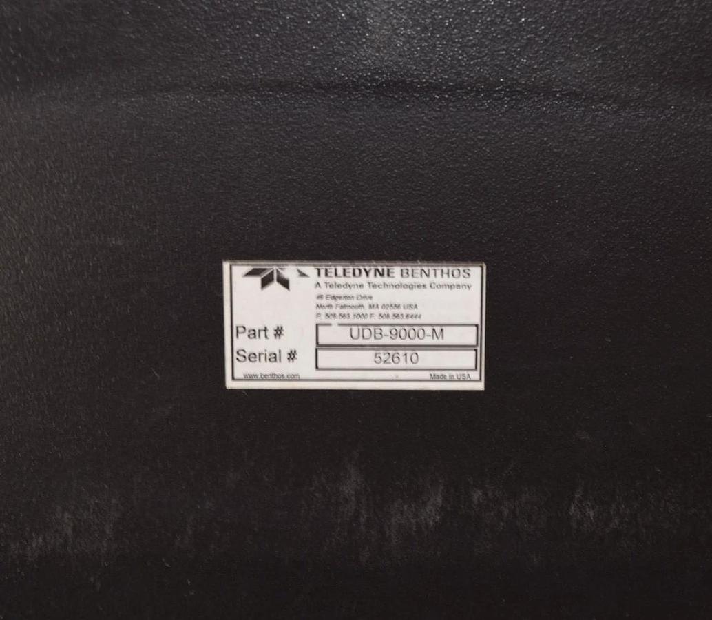Used Teledyne Benthos Universal Deck Box UDB-9000-M UDB9000 UDB 9000 M Oceonographic