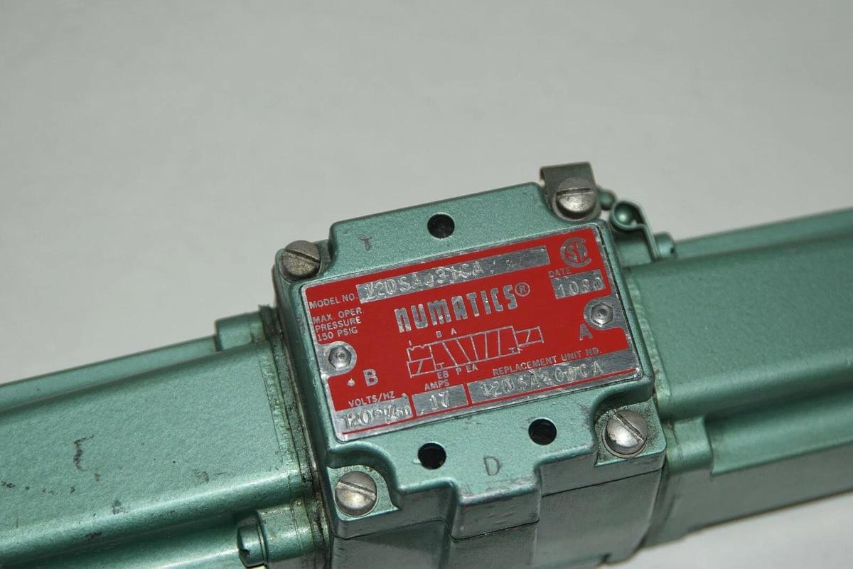 NUMATICS 12DSA431CA 12DSA400CA 120V 17A Solenoid Control Valve NEW
