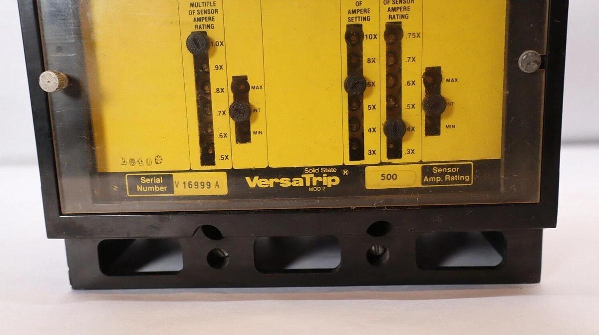 Used General Electric GE Breaker THJS3605G 500A 500 Amp 600v 3p VersaTrip Mod 2