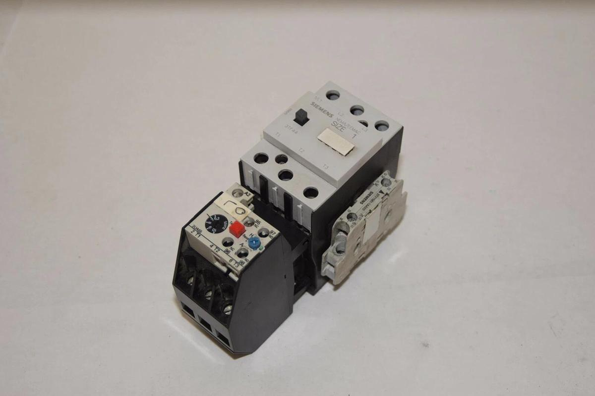 Used SIEMENS 3TF4422-0A..1 Size Sz 1 Starter 110-120v coil Relay 3UA55 00-1J* 6,3-10A