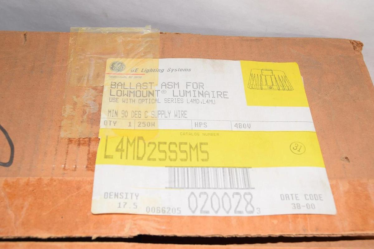 (NEW) GE LIGHTING SYSTEMS L4MD25S5M5 250W Ballast ASM for Lowmount Luminaire