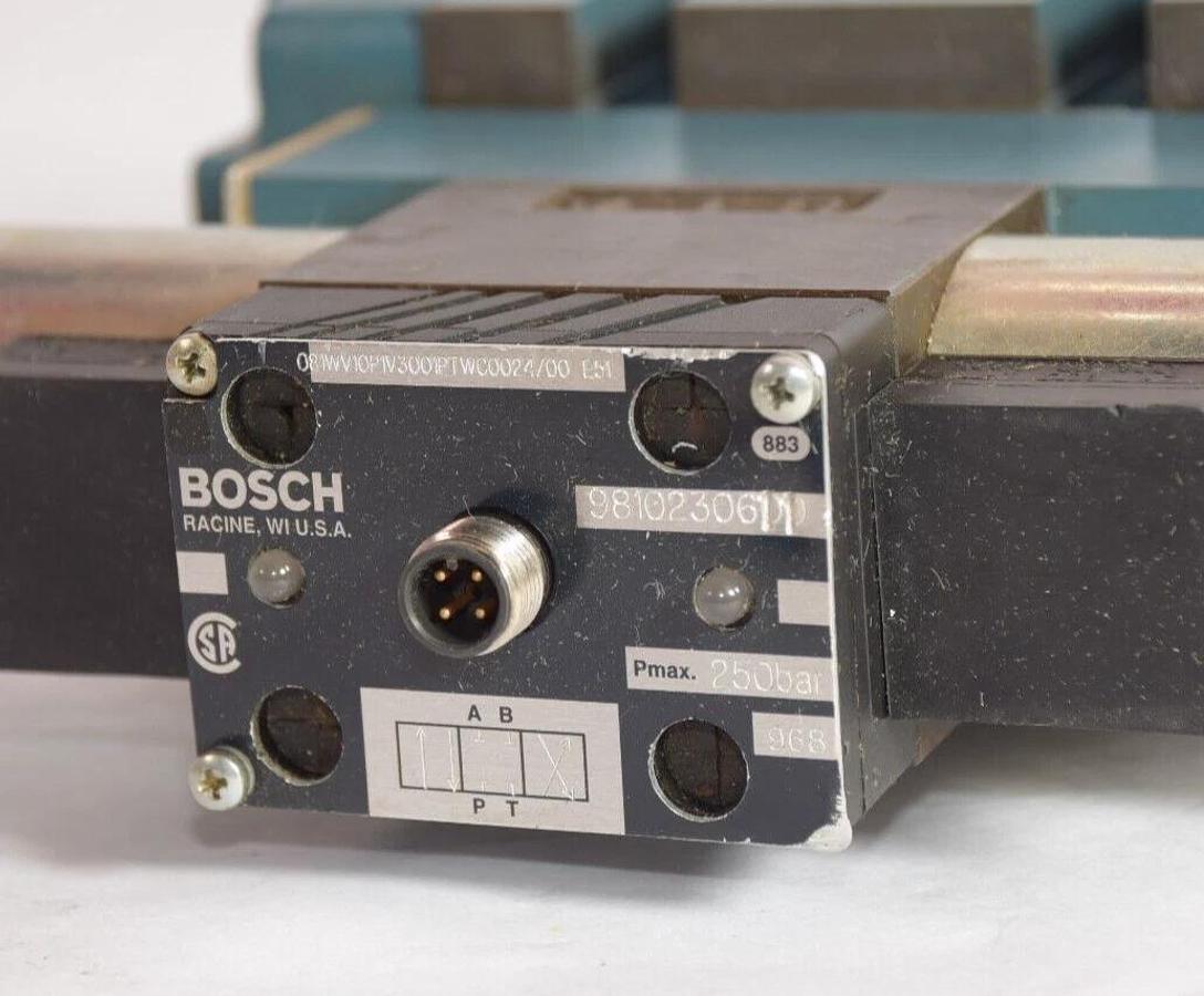 Bosch Valve 081WV10P1V3001PTWC0024/00 E51 9810230611 9810230403  3600psi *NOS*