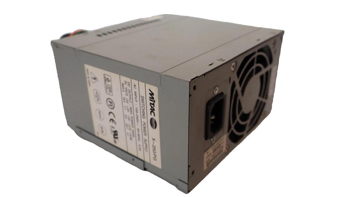 Used MITAC X-250/PG 100-240V 50-60Hz 5.0A Switching Power Supply