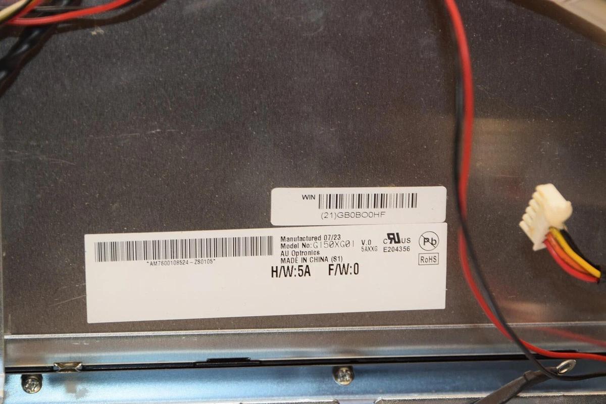 Used ALLEN BRADLEY AU OPTRONICS G150XG01 1500P 15" LCD Display Front Cover Screen