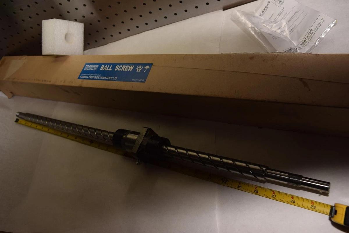 KURODA Ball Screw GZ2060QS-ZESR-0752-X0628-C5H 20-60 C5H  AFP4234 20mm 24.5" NEW