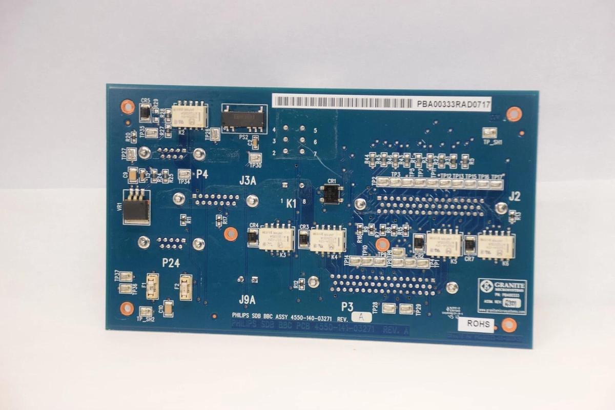 Used PHILIPS SDB BBC 4550-140-03271 Rev A Brilliance 16 CT CT Scanner Part Board