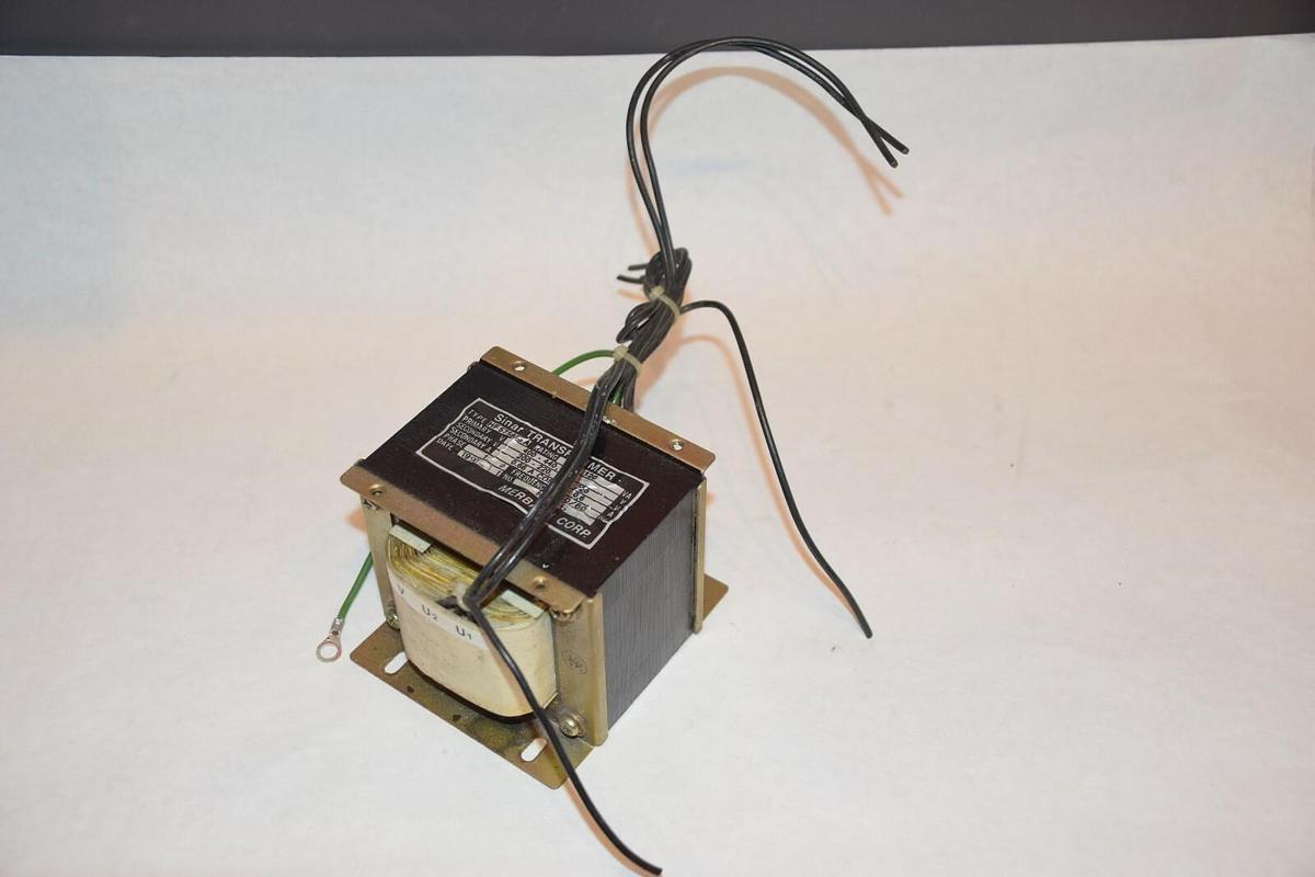 Used SINAR HF575623A 120VA PRI 400V SEC 200V 0.6AMP 1PHASE TRANSFORMER