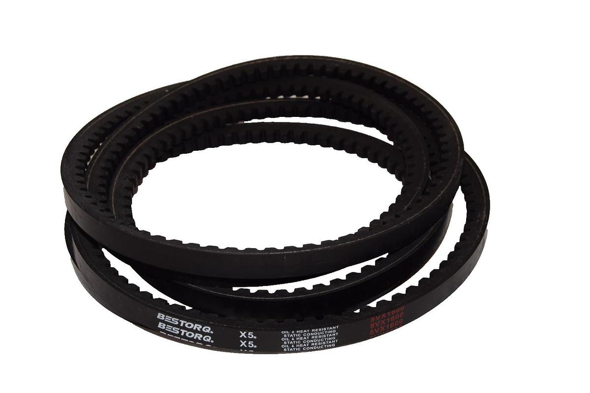 Bestorq Cogged V-Belt Belt 5VX1600 X5 Static Conducting Vbelt (New)