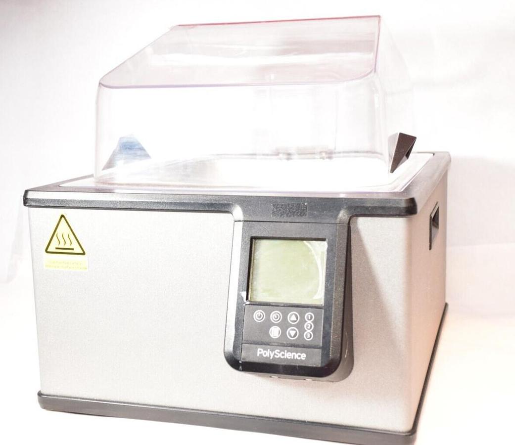 Used PolyScience WB10 10L 10 Liter General Purpose Digital Water Bath 120VAC 8.6A Lid
