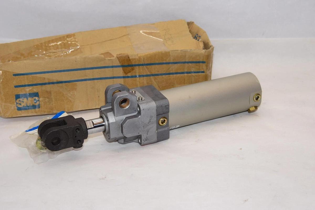 (NEW) SMC CLK1PA50-100Y-B Pneumatic Cylinder With Clamp