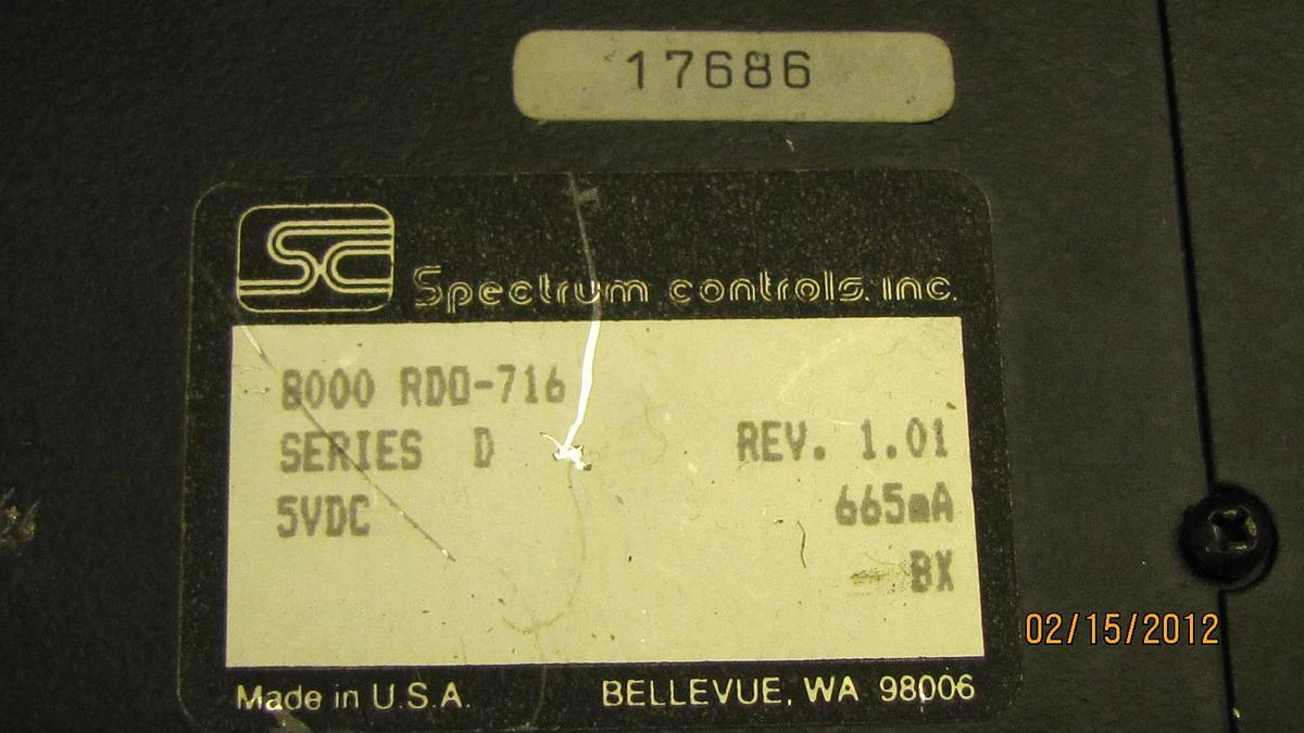 Used SQUARE D SYMAX Relay Output 8000 RDO-716 8000 RDO 716 8000RDO716 RD0716