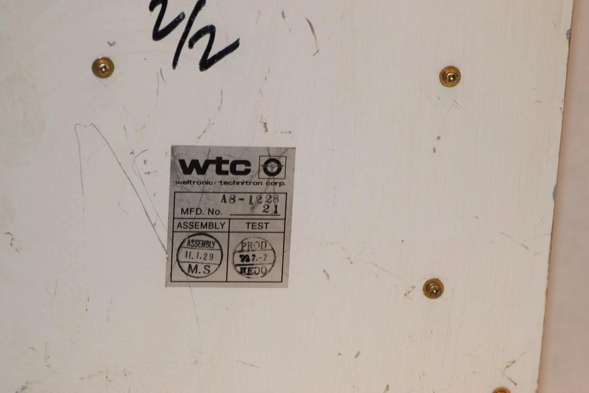 Used WTC WELDING TECHNOLOGY CORP TIMER for welding control controller U60-T95A