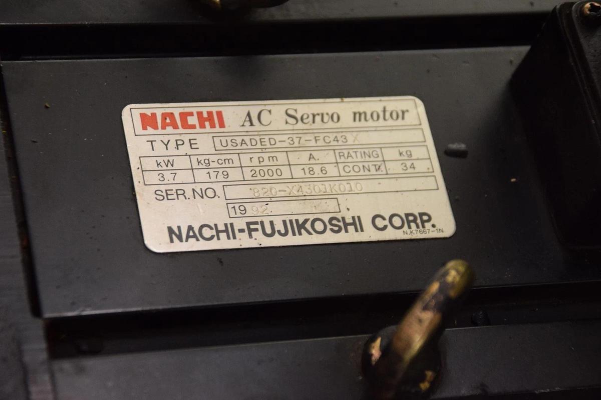 Used NACHI SERVO Motor USADED-37-FC43X USADED-37-FC43 X 3.7KW 2000 RPM 18.6A
