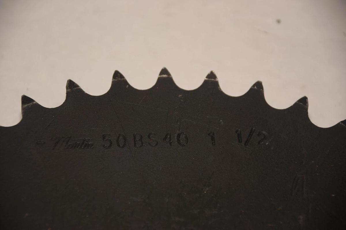 MARTIN 50BS40 1-1/2 1-1/2" BORE 40 TEETH SPROCKET NEW