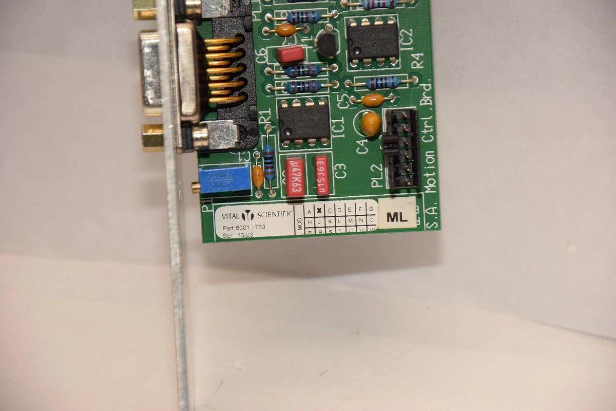 Used VITAL SCIENTIFIC 6001-763 , 3376-333 Motion Control Board Card