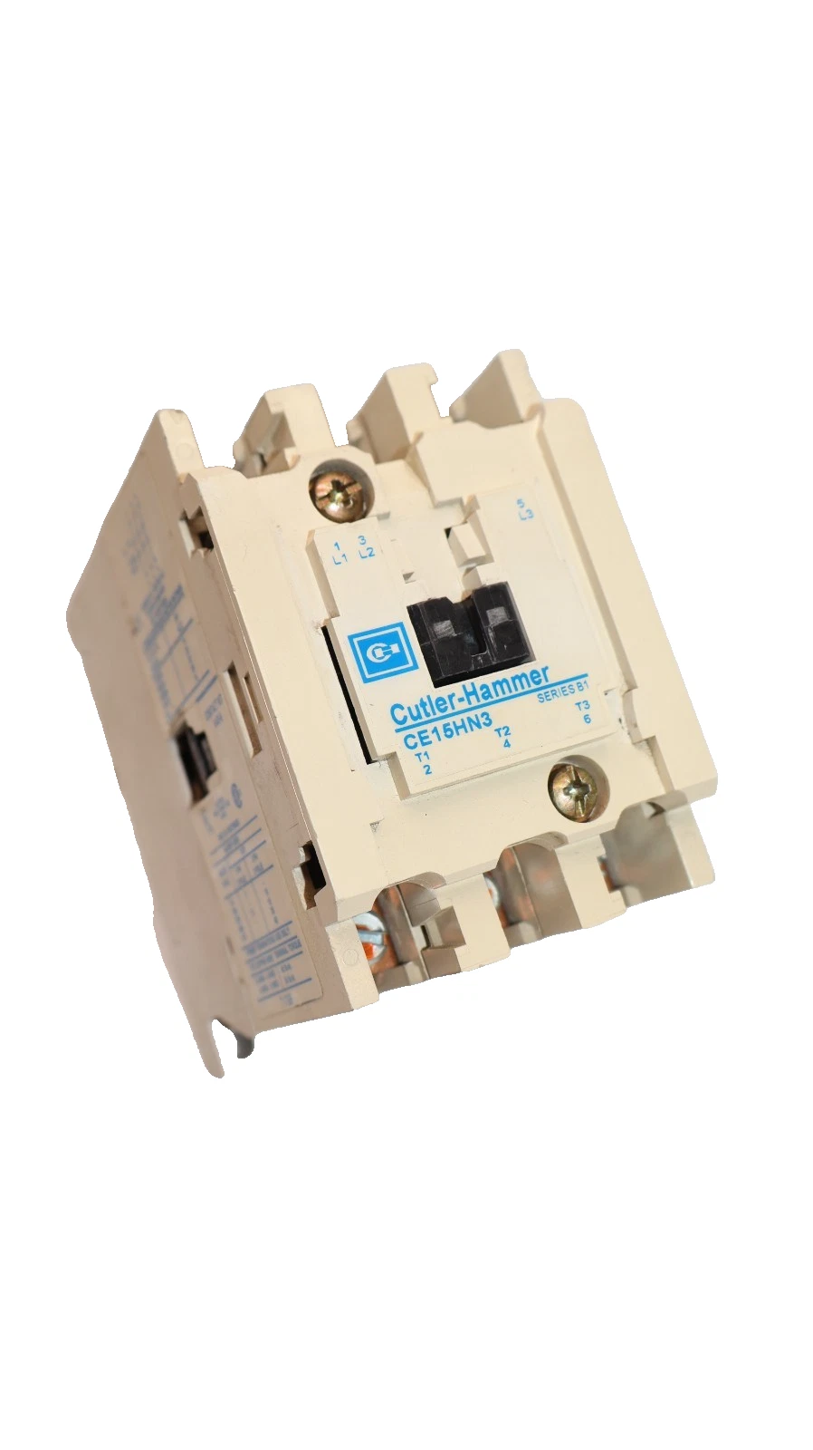 Cutler-Hammer Eaton Contactor CE15HN3 600V 60A 44 Amp 120v Coil 9-2703-1