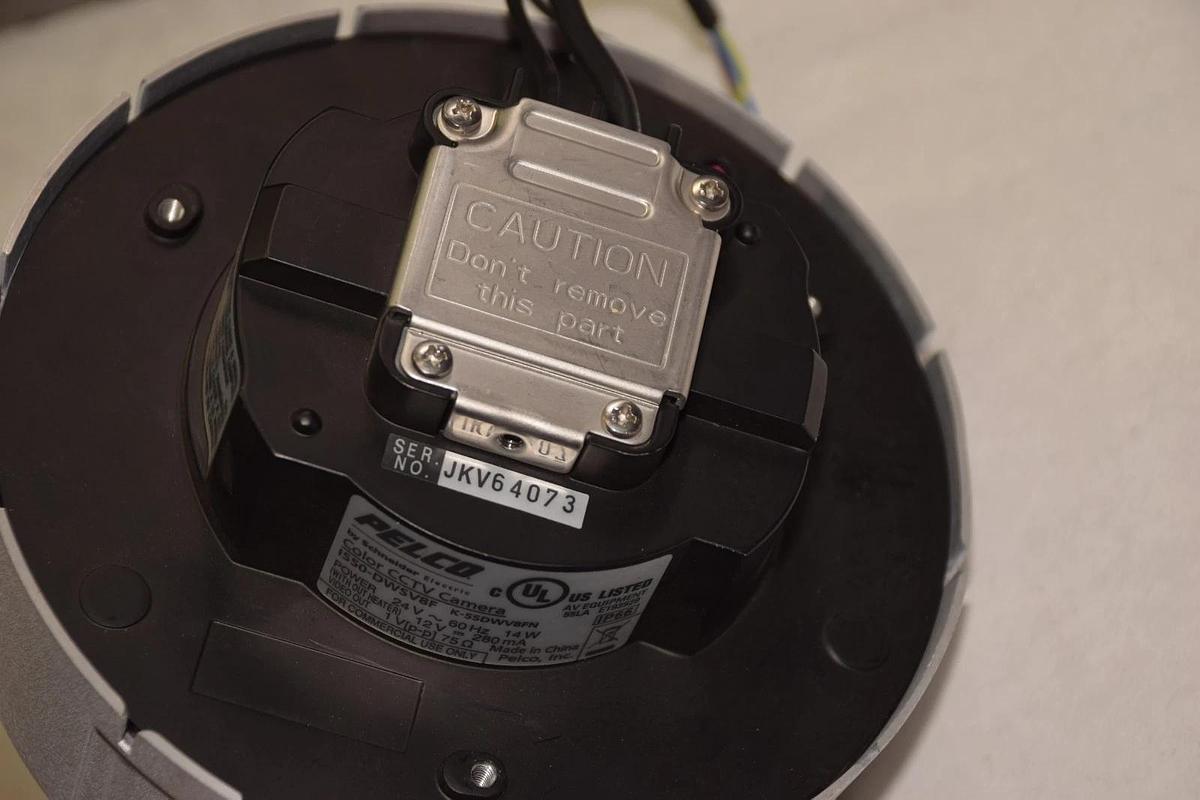 (New) Pelco IS50-DWSV8F Outdoor High Res Flush Mount Day/Night WDR Dome Camera