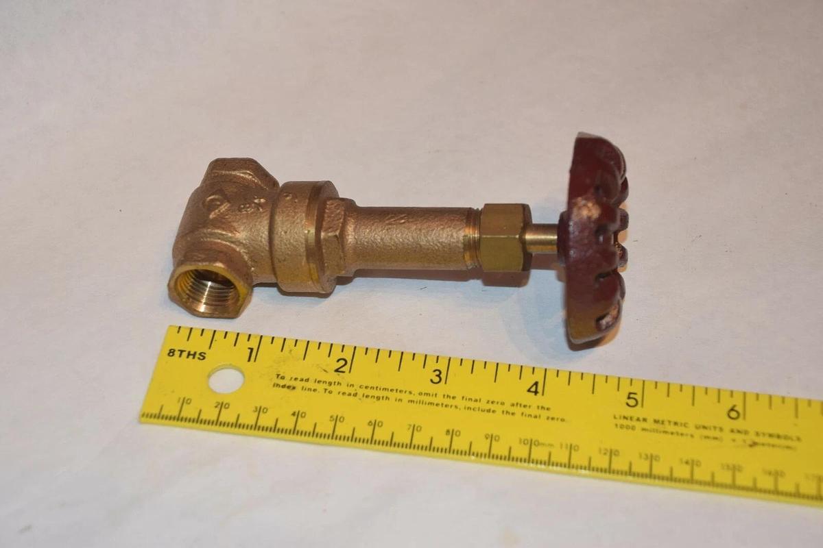 NEW CRANE 428 125S/200CWP BRONZE 3/8" WEDGE GATE VALVE