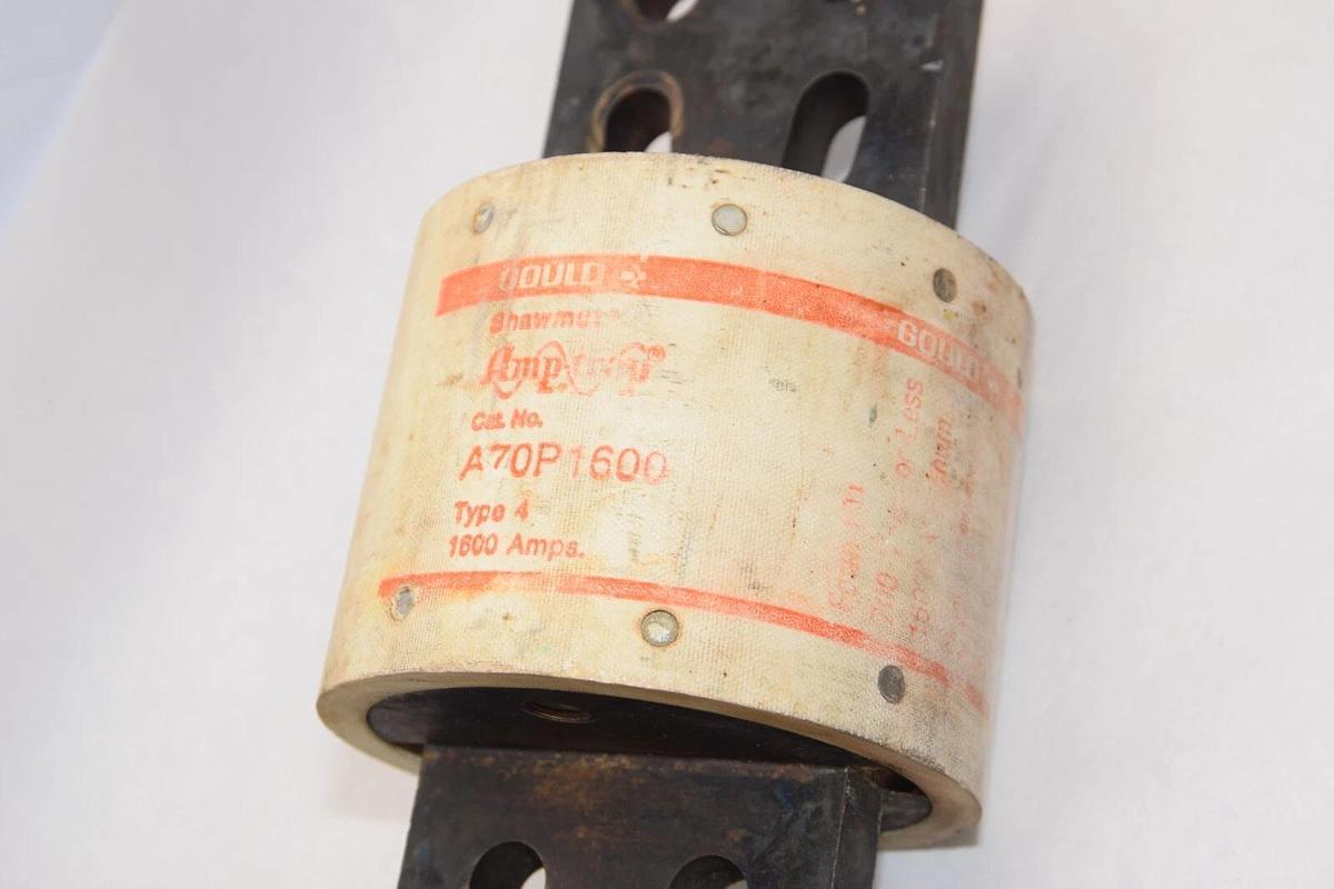 Used GOULD SHAWMUT A70P1600 1600A Amp A Type 4 Amp-trap Semiconductor Fuse