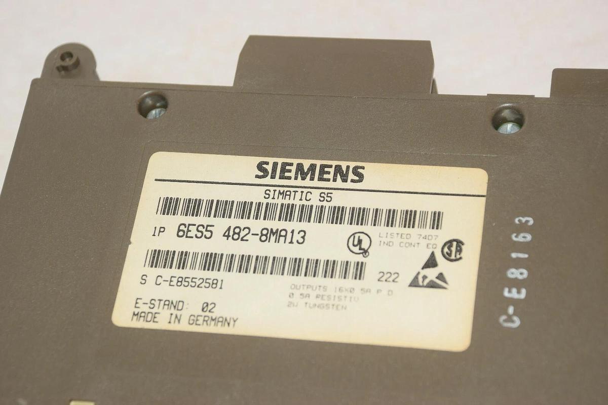 Used Siemens 6ES5-482-8MA13 6ES5 482-8MA13 6ES54828MA13 S5 Digtal 32X 24V