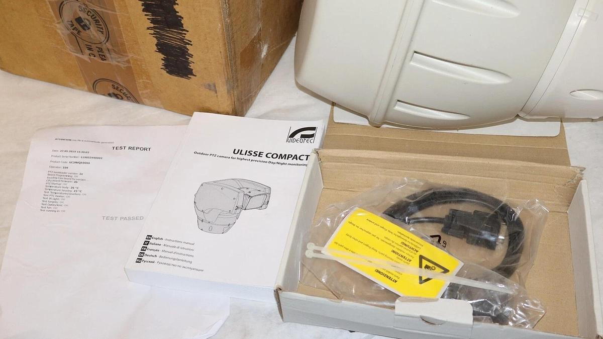 Videotec Ulisse Compact Outdoor PTZ Camera Day/Night Monitoring UC3NVQA000A NEW