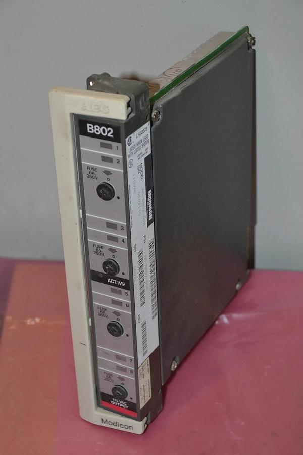Used MODICON AEG CONTROLLER MODULE AS-B802-008 AS B802 008 ASB802008 115 VAC