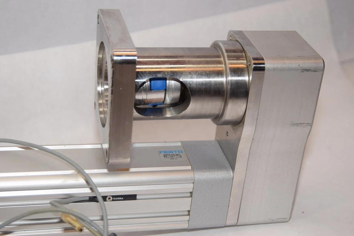 Used FESTO DNCE-40-200-BS-"12.7"P-Q Size 40 200 Stroke  Electric Piston Rod Cylinder
