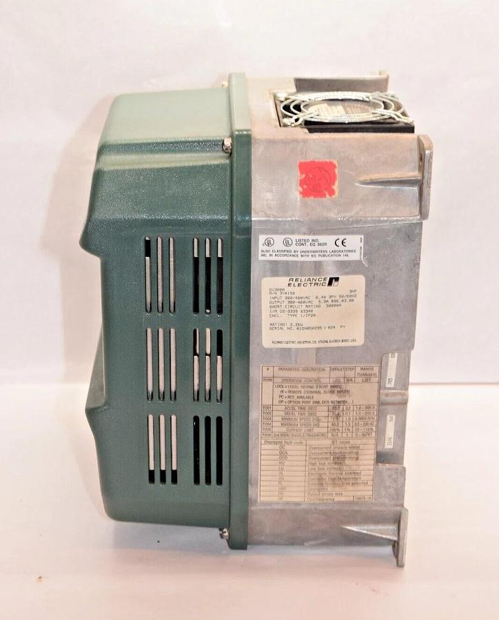 Used RELIANCE ELECTRIC AC Drive GV3000 3V4150 3hp 3 hp 380/460v 3ph 2.2kw 2.2 kw