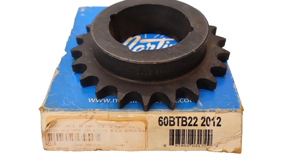MARTIN 60BTB22 2012 22 Teeth 2012 Bushing Sprocket (NEW)