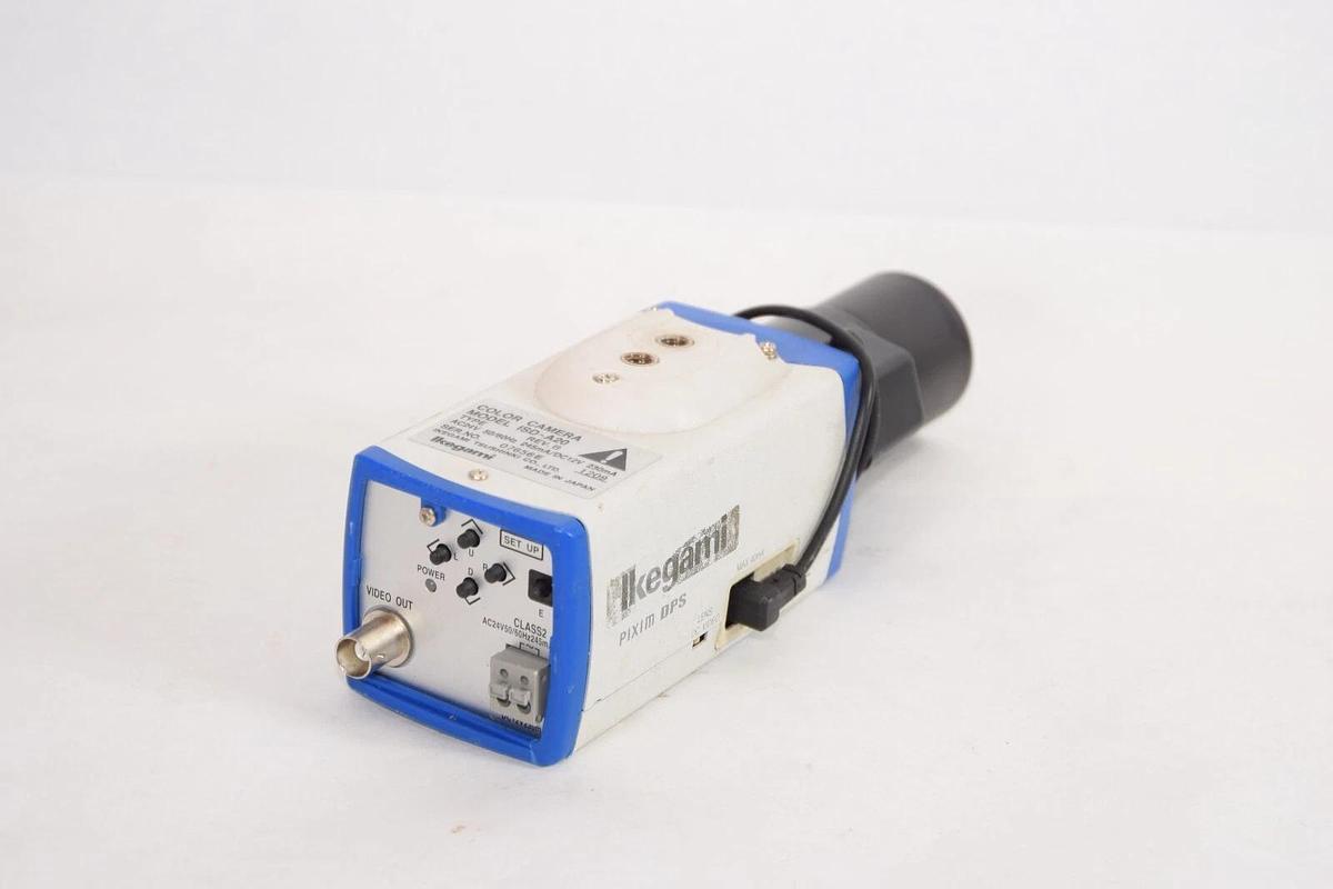 Used IKEGAMI ISD-A20 24V 50/60Hz Color Camera With 1.4-3.1mm F1.4 1/3" CCTV Lens
