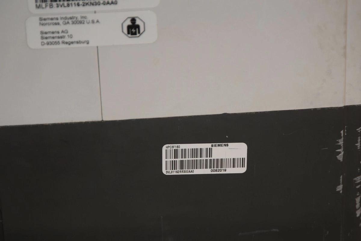 New Siemens 3VL8116-2KN30-0AA0 Circuit Breaker 1600A HPX3B160 3VL8116-2RR30-0AA0