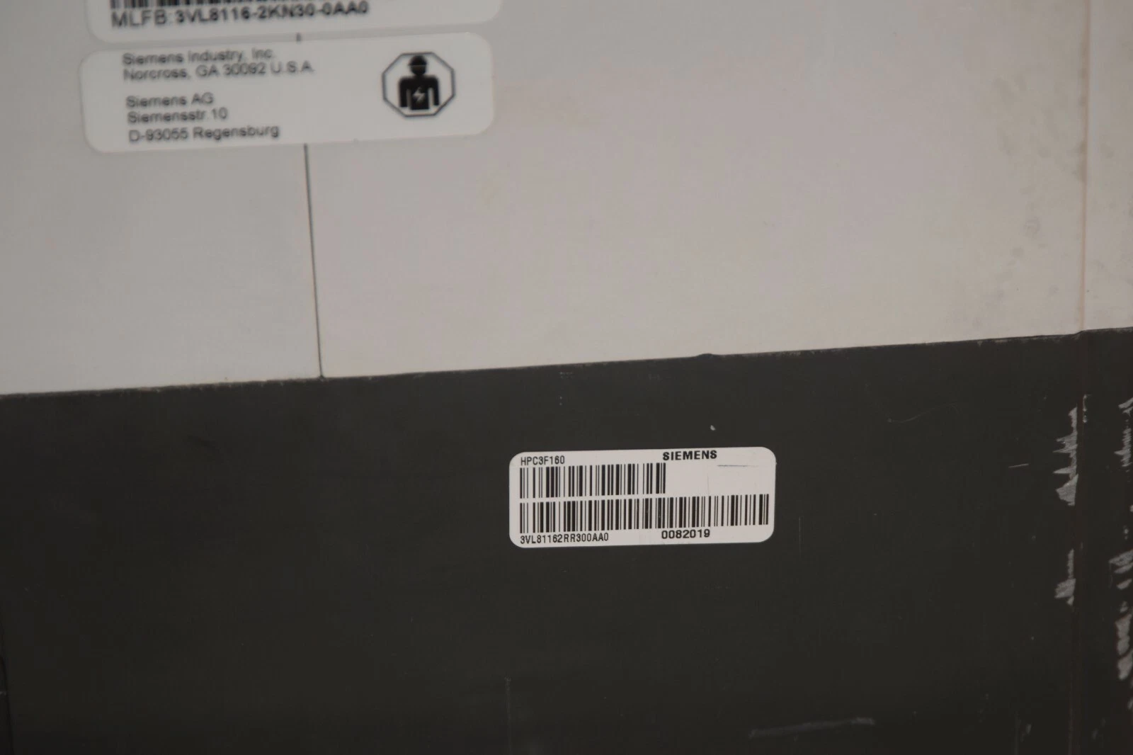 New Siemens 3VL8116-2KN30-0AA0 Circuit Breaker 1600A HPX3B160 3VL8116-2RR30-0AA0