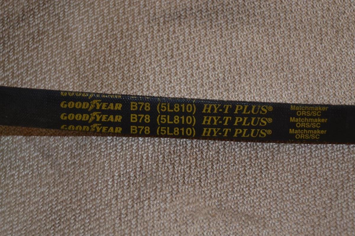 Goodyear B-78 5L810  HY-T PLUS matchmacker ORS SC  belt Good Year  B78 New