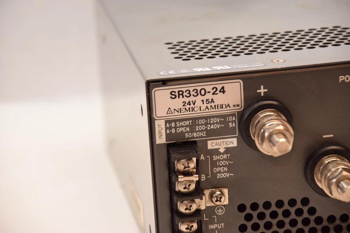 Used NEMIC LAMBDA SR330-24 , SR33024 24V 15A Power Supply
